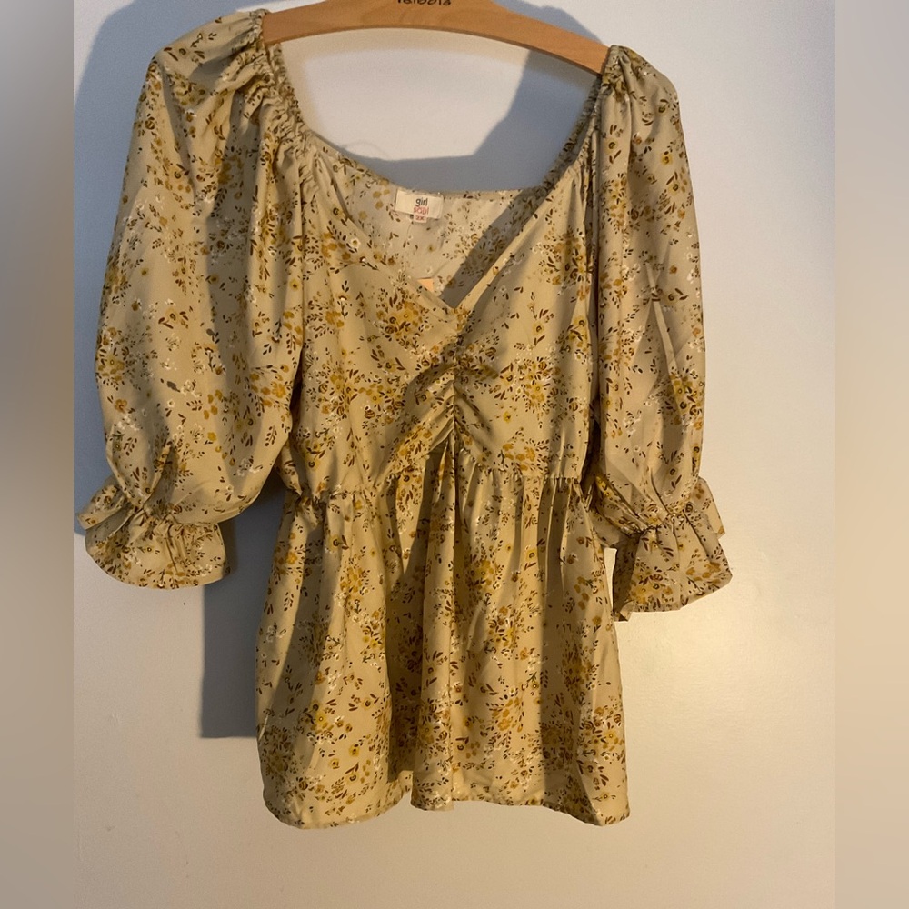 Girl Soul femme FLORAL  blouse NWT
